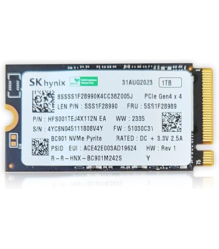 Amazon.com: SK hynix 1TB NVMe PCIe Gen4x4 M.2 2242 Internal SSD