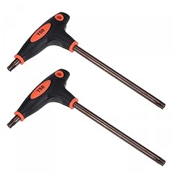 uxcell T50 Anti Tamper Proof Torx Key T-Handle Dual