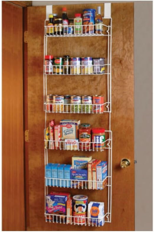 Amazon Com Over The Door Storage Rack Kitchen Pantry Shelf