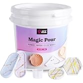 LET'S RESIN Resin Casting Powders 3000g,20~30 Minutes De-Mold Ceramic Resin | Fast Cured Casting Resin Kit for Beginners, Water Activated Plaster Powder Kit for Molds, Easy Mixing &amp; Self Leveling