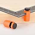 iGuerburn 2-Pack Taller Stair Gauges for Framing Square, Stair Gauge Knob for Layout Attachment Framing Jigs - Orange