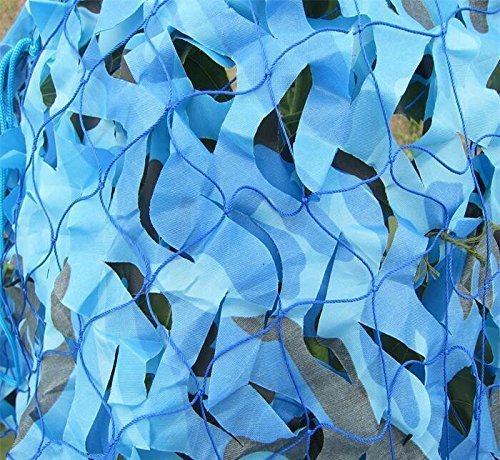 Camping Camo Netting Camouflage,INorton 6.5×13ft Military Camo Mesh Netting,Hunting Shooting Blind Sunscreen Nets,Fit for Camping,Fishing,Party Decoration - Thumbnail 7