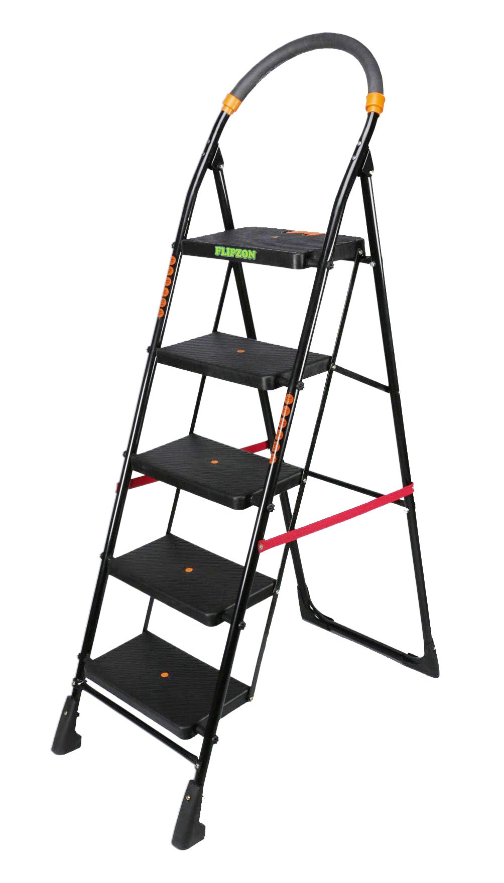 Buy FLIPZON Premium Heavy Foldable Step Ladder, SafetyClutch Lock