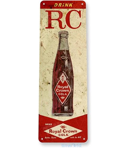 Tinworld Tin Sign: Nugrape Soda Rustic Retro Cola