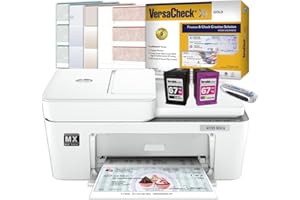 VersaCheck 4155 MXQ MICR All-in-One Color Check Printer Gold Check Printing Software (Windows) Bundle