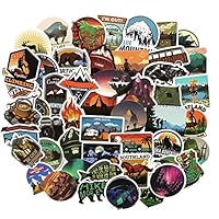 COOLCOOLDE Adventure Travel Stickers 50Pcs Variety Vinyl Car Sticker Water Bottle Skateboard Motorcycle Phone Bicycle Luggage Guitar Bike Sticker Decal (Travel) (Travel 50)