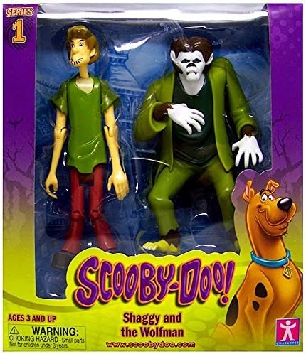 Scooby Doo Shaggy and the Wolfman Action Figures 5 Poseable by Charter Limited