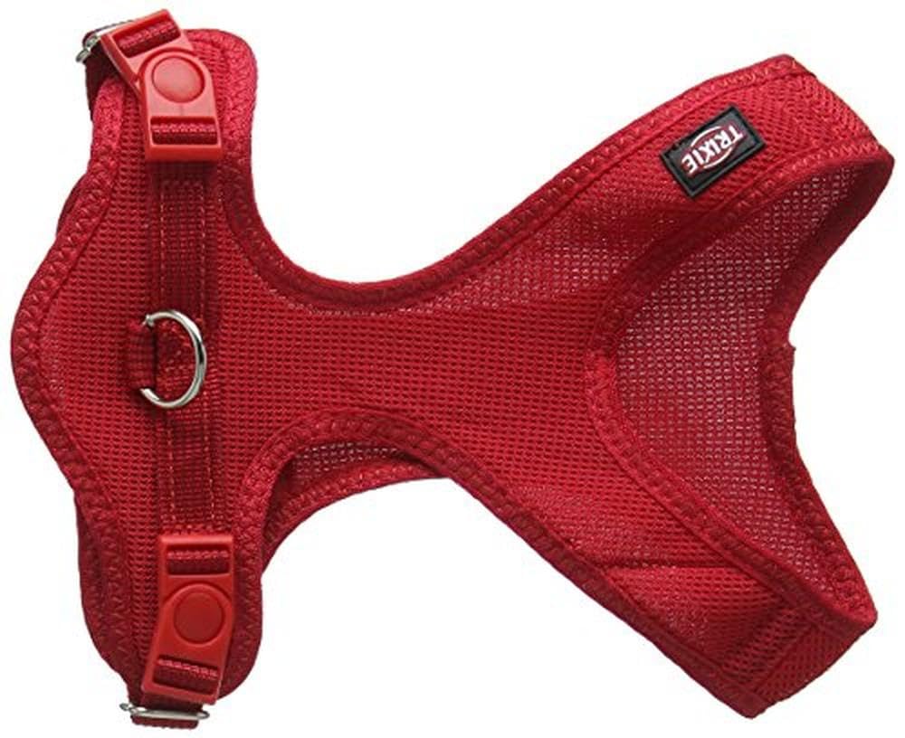 Trixie Soft Dog Harness, 30 - 45 cm x 15 mm, Red