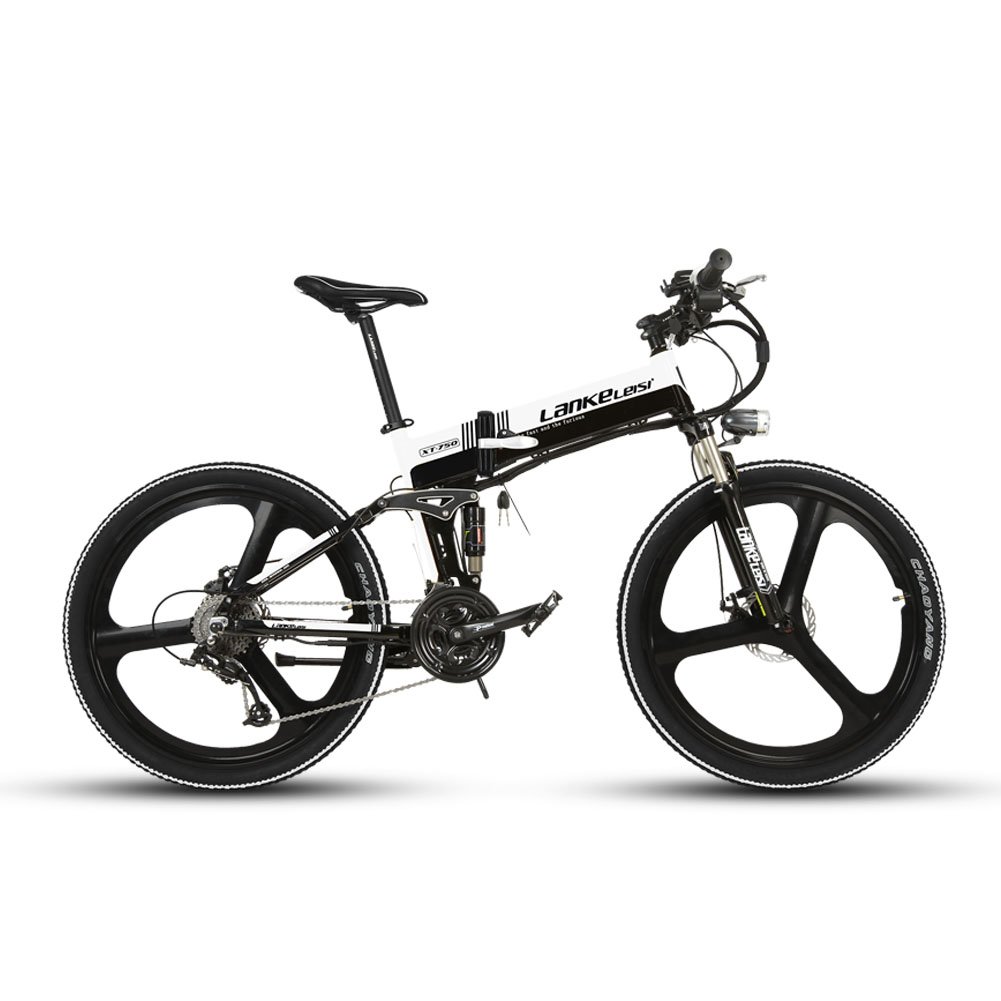 全商品オープニング価格特別価格 Extrbici Xt750 折りたたみ自転車 27段変速 自転車 マウンテンバイク ２６インチ アルミフレーム ディスクブレーキ 泥除け付き アップグレード 新品セール B074wp1h79 ホワイト ホワイト 人気no 1 本体 Celebration Fl Us