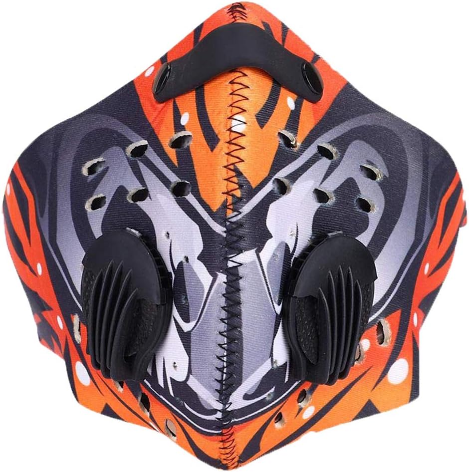 Dustproof Mask, Anti Pollution Face Mask with PM2.5 Activated Carbon Filters Breathable Protective Sports Masks for Running Cycling Outdoor Activities