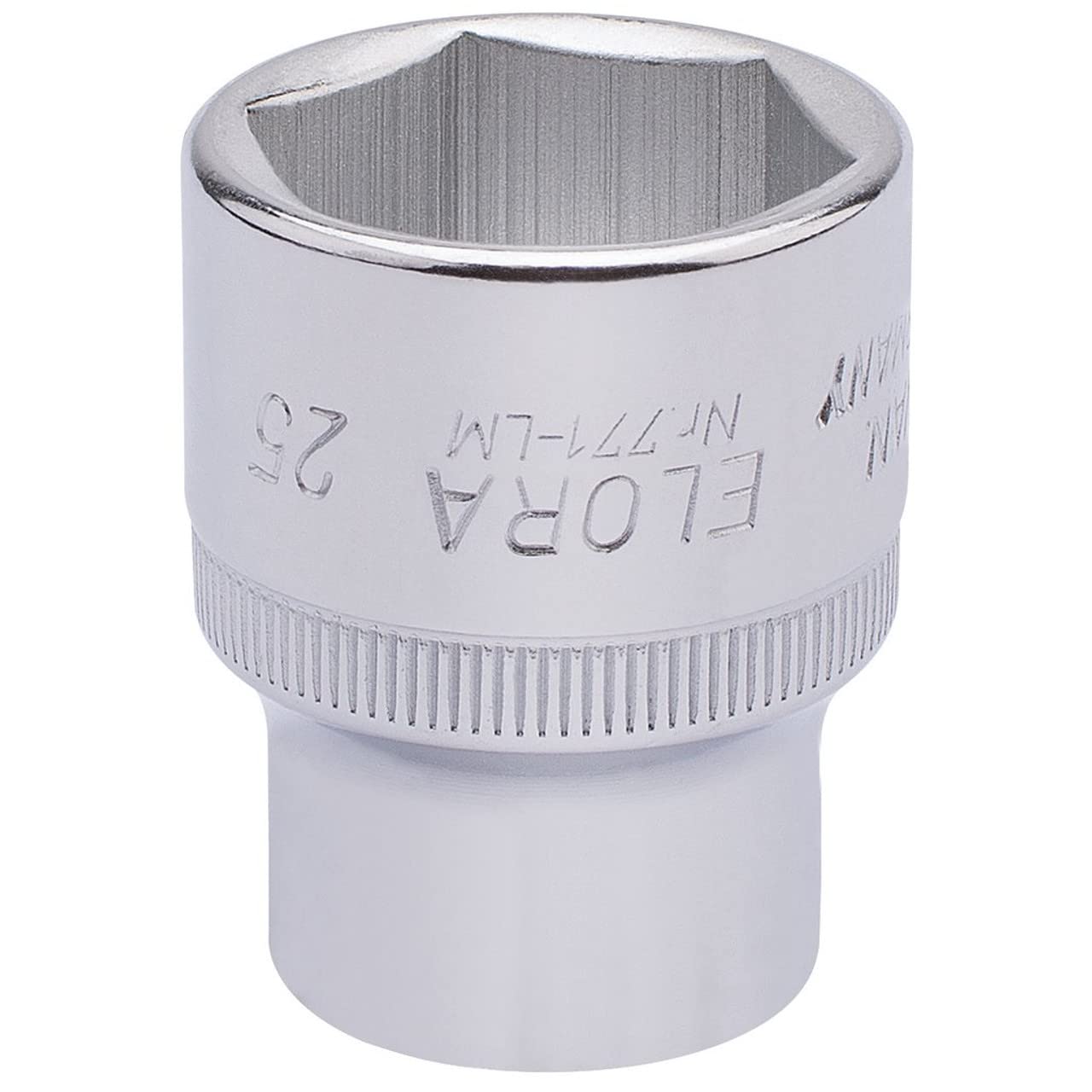 Draper 15314 Elora Hexagon Socket, 25mm Ø, 1/2" Square Drive