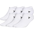 adidas Men's Superlite No Show Socks, Arch Compression Socks For Men, Athletic, Durabable, Lightweight and Breathable, 6-Pack