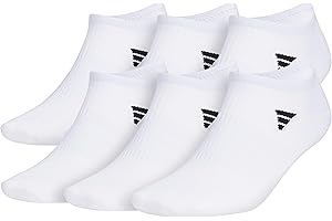 adidas Men's Superlite No Show Socks (6-Pair Pack) Low Profile Below Ankle