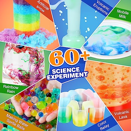 Science Kit for Kids,60 Science Lab Experiments,Scientist Costume Role Play STEM Educational