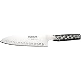 Global Knives G80 Santoku Fluted Knife, 18cm/7"