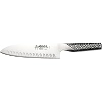 Global Knives G80 Santoku Fluted Knife, 18cm/7"