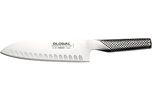 Global Knives G80 Santoku Fluted Knife, 18cm/7"