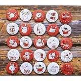 ToBeIT Christmas Advent Calendar Numbers Buttons