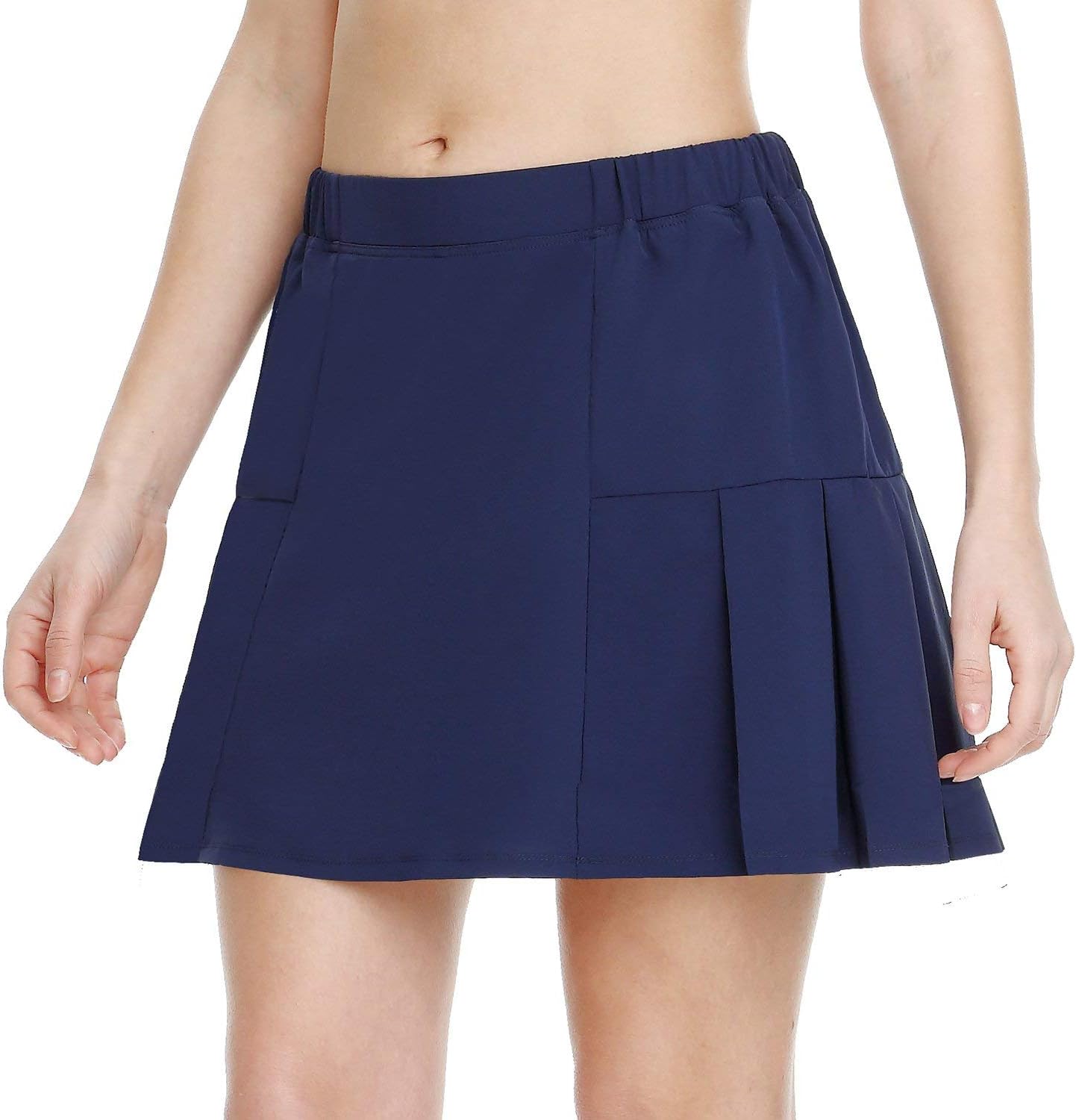 BALEAF Women's Athletic Tennis Skirt Pleated Golf Skort with Pockets for Running Lightweight : Clothing