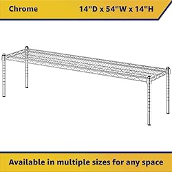 Zedfire 14" x 54" x 14" Chrome Wire Storage