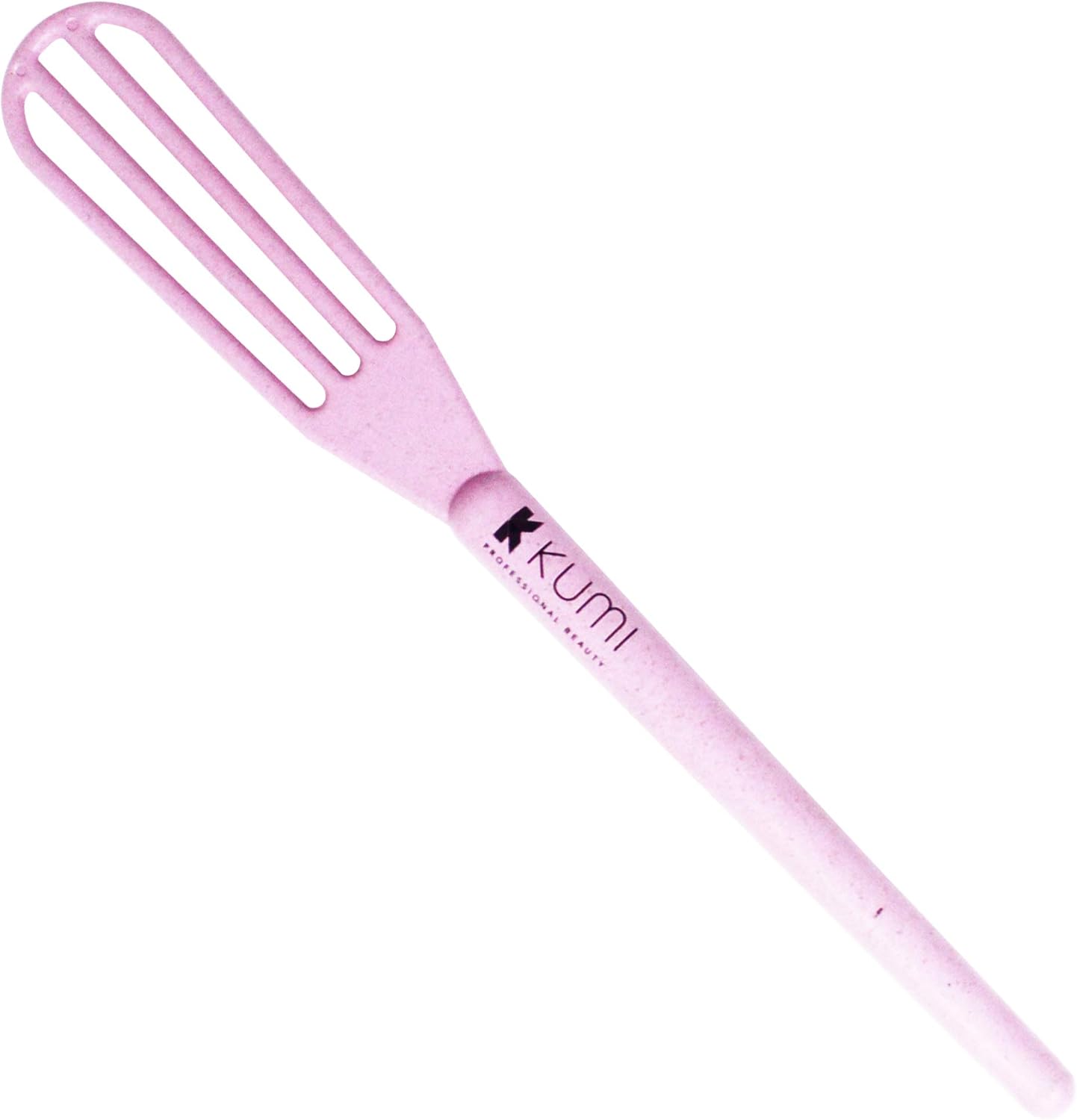 Kumi Professional Beauty Wheat Eco-Friendly Pink Hair Colour Tinting Whisk - Smooth Mixing, 18 x 2.5 cm