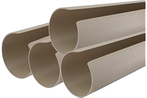 RecPro RV Patio Awning Cover Kit | 50" Segments Overlap to Protect Awning Fabric | White, Gray, or Tan | Kits Up to 24 Feet | Made in USA (4-pc - Fits Awnings up to 16ft, Tan)