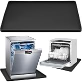 Dishwashers Drip Pan, Prevent Water Leakage and Protect Countertop &amp; Floor, 23.6''x23.6'' Dishwasher Mat, Non-Slip &amp; Leak-Proof Silicone Mat with 0.6'' Raised Edge, for Under Most Portable Dishwasher