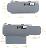 WANPOOL Car Visor Sunshade Extender Gray Anti-Glare Front Window Shield view 2