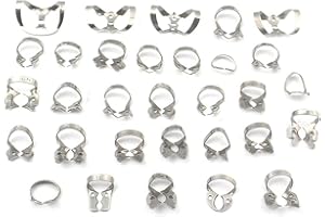 Laja Imports 30 Endodontic Clamp Dental (30 Different Kinds New) for Educational Use