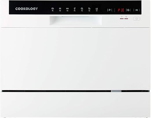 Cookology Mini Counter Top Tabletop Dishwasher 6 Place Settings