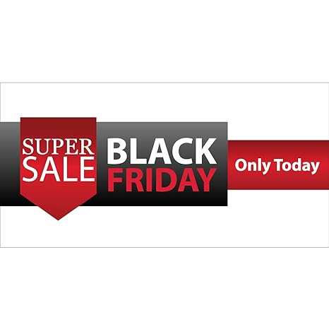 Bannerbuzz Black Friday Super Vendita Banner 311 8 Gram Pvc Flex