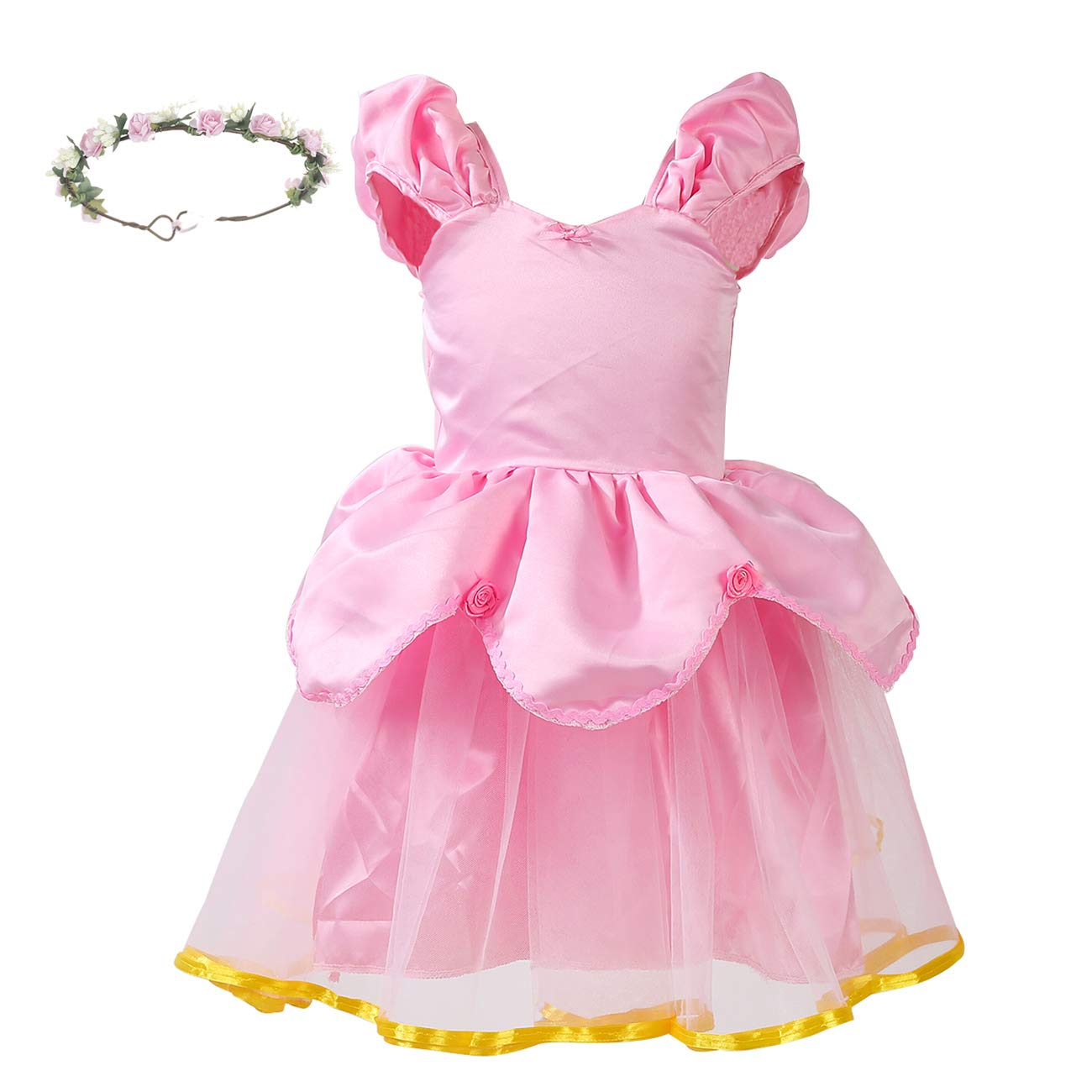 Buy AQTOPS Princess Role Play Dress Up for Party Large Pink Online at