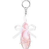 Larrel Pointe Shoes Keychain, Ballet Shoe Keychain, Pointe Shoe Pendant Decoration for Dancer Gifts, Dancer Ballerina Backpack and Dance Bags