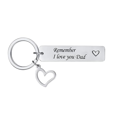 i love you dad keychain