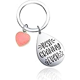UIEOA Grandma Gifts For Grandma Christmas Keychain Yaya Gifts Best Nana Ever Keychain Meme Jewelry