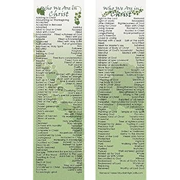 Amazon.com : Names of God Bookmark, Set of 10, 156 Names of God ...
