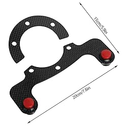Steering Wheel Horn Button, Carbon Fiber External