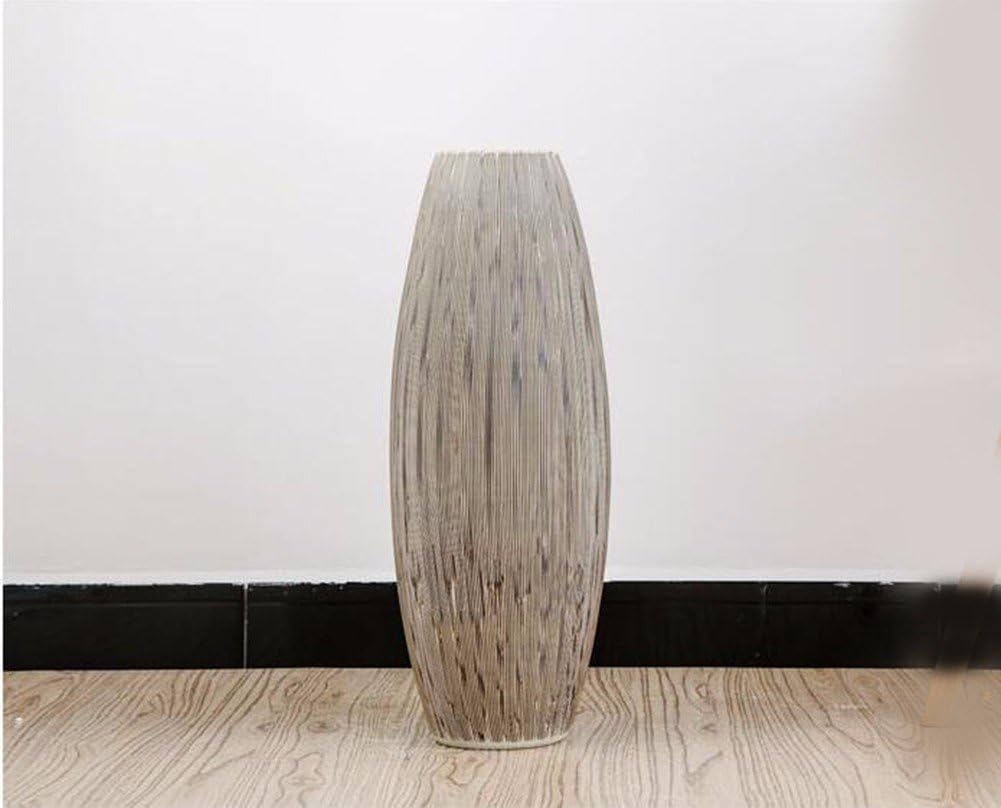 JRFBA The New Chinese Ceramic Vase Landing Large Vase Inside The Living Room Decoration Decoration Decoration Floor Flower Flower,80*25*15Cm
