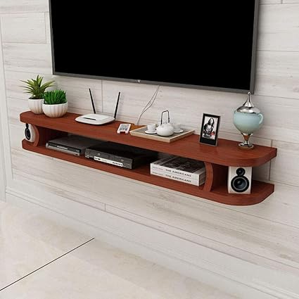 Estante Estante flotante Pared TV Gabinete Fondo de pared ...