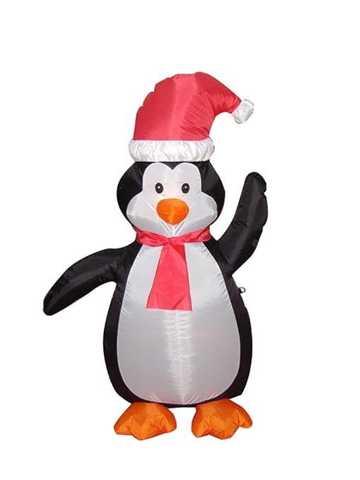 Amazon Com Northlight 4 Airblown Inflatable Festive Penguin