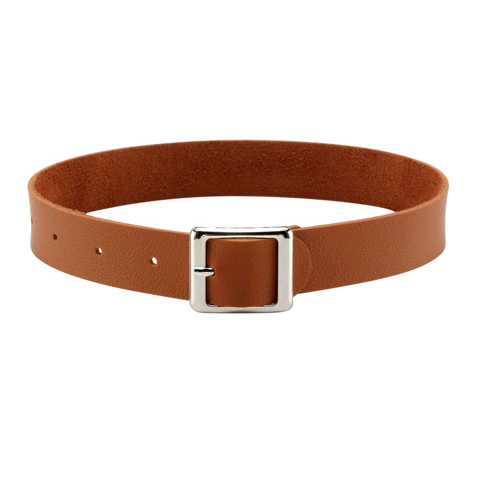 JJDreams Punk Classic PU Leather Choker Adjustable Buckle Necklace Collar for Women Men