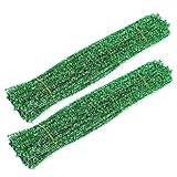 WIWAPLEX 200pcs 12" X 6mm Glitter Tinsel Creative