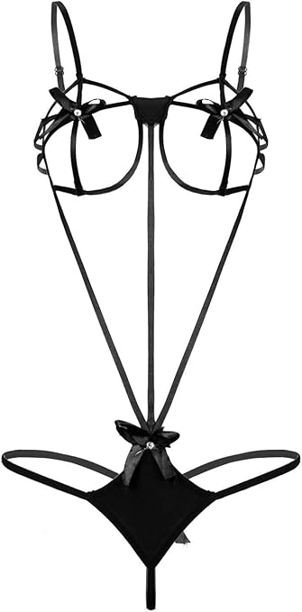 TiaoBug Herren Body Mesh Tank Top - Transparenter Catsuit Mit Spaghettiträgern Aus Nylon/Elastan