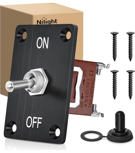 Amazon.com: Cole Hersee 59024-14-BX DPST Toggle Switch : Automotive