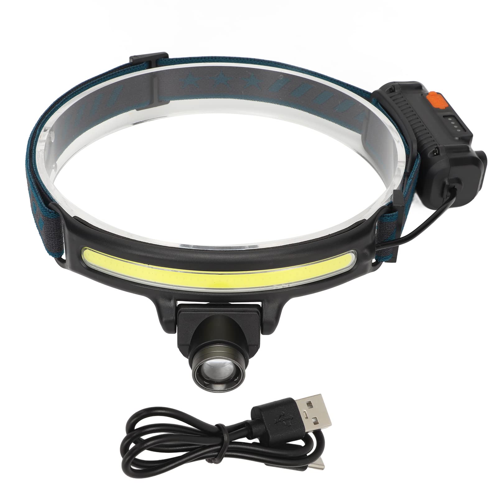 EIMSOAH Night Buddy Headlamp,LED Headlamp Rechargeable, High Bright Motion Sensor Headlight, Outdoor Led Headlamp, USB Rechargeable Head Lamp for Running Hiking Hunting Fishing Camping Gear
