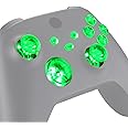 eXtremeRate Multi-Colors Luminated D-pad Thumbsticks Start Back Sync ABXY Buttons for Xbox Series X/S Controller, 7 Colors 9 Modes DTF LED Kit for Xbox Series X/S Controller - Controller NOT Included