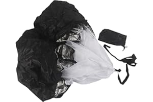 tinysiry Running Speed TrainingChute, Resistance Parachute 56 inch Speed Powerchute Umbrella, Running SprintChute Soccer Foot