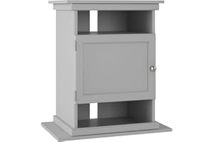 Ollie & Hutch Flipper 10/20 Gallon Aquarium Stand, Dove Gray