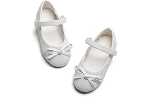 KOLAN Girls Mary Jane Ballet Flat Dress Shoe (Toddler/Little Kid)