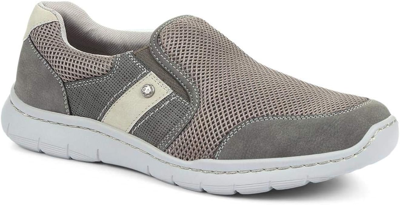 Pavers Wide Fit SlipOn Trainers 317 389 Grey Size 17 (51) Amazon.co